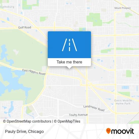 Pauly Drive map