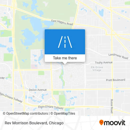 Rev Morrison Boulevard map