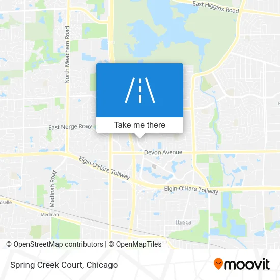 Spring Creek Court map