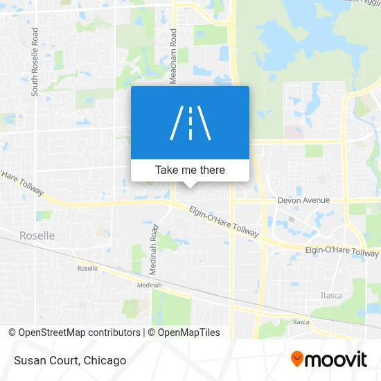 Susan Court map