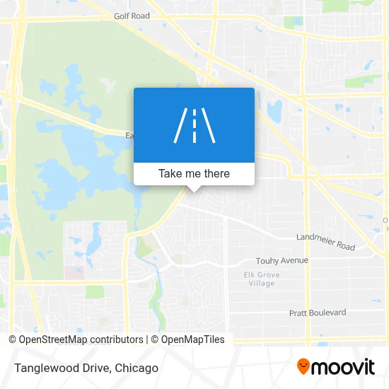 Tanglewood Drive map