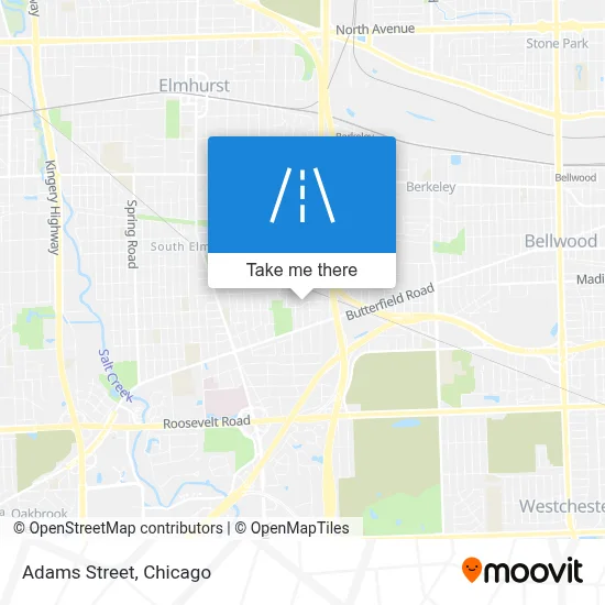 Adams Street map