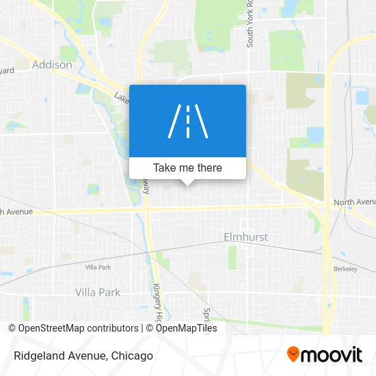 Ridgeland Avenue map