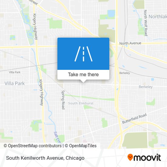 Mapa de South Kenilworth Avenue