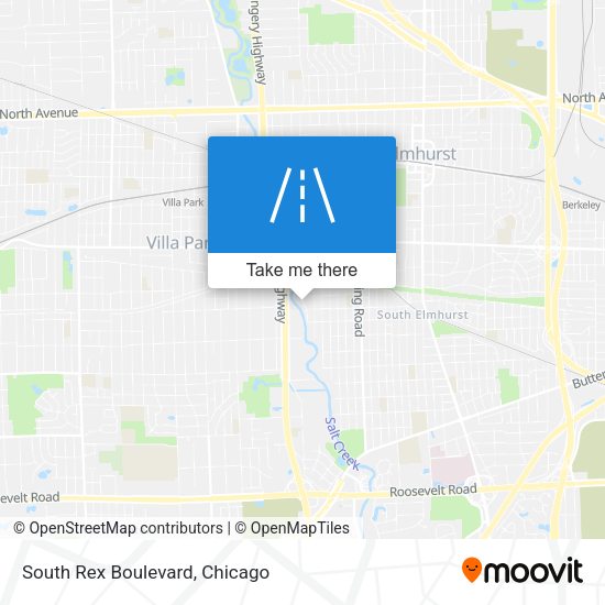 Mapa de South Rex Boulevard