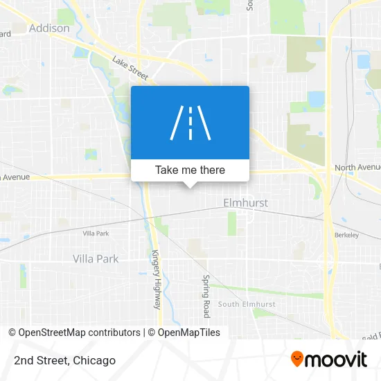 2nd Street map