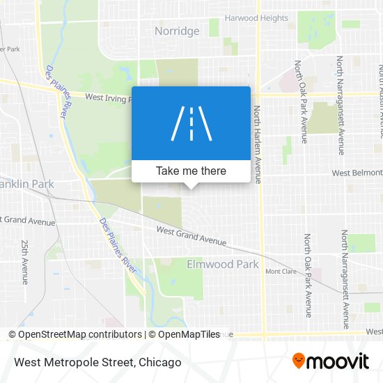 West Metropole Street map