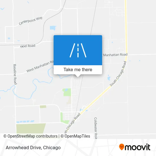 Arrowhead Drive map