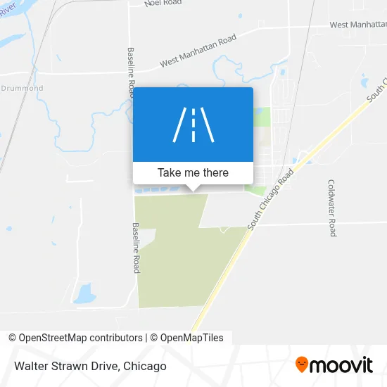 Walter Strawn Drive map