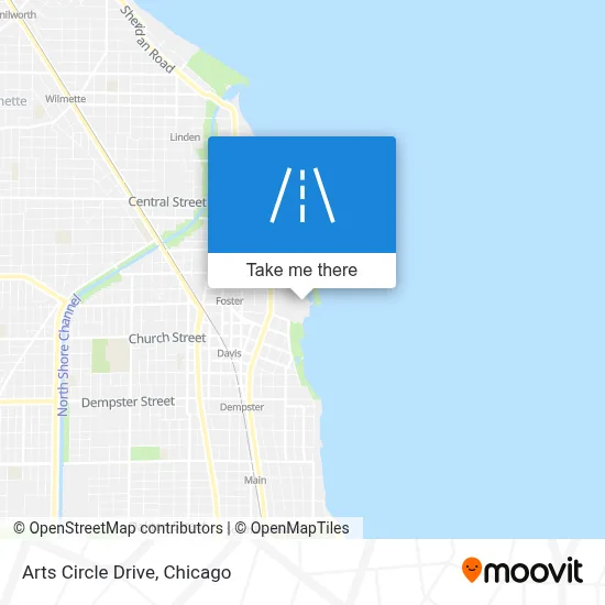 Arts Circle Drive map