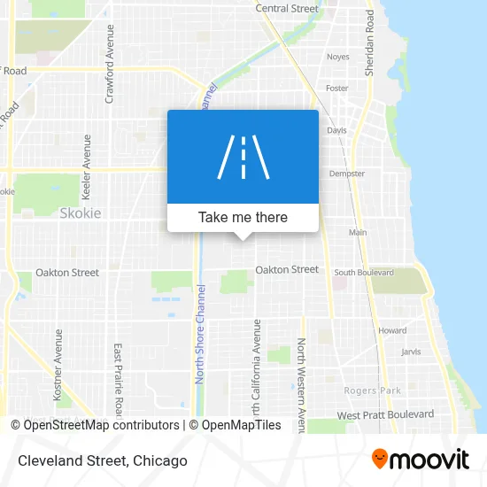Cleveland Street map