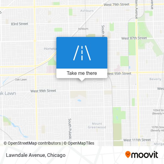 Lawndale Avenue map