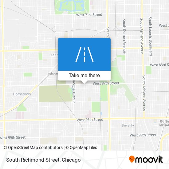 South Richmond Street map