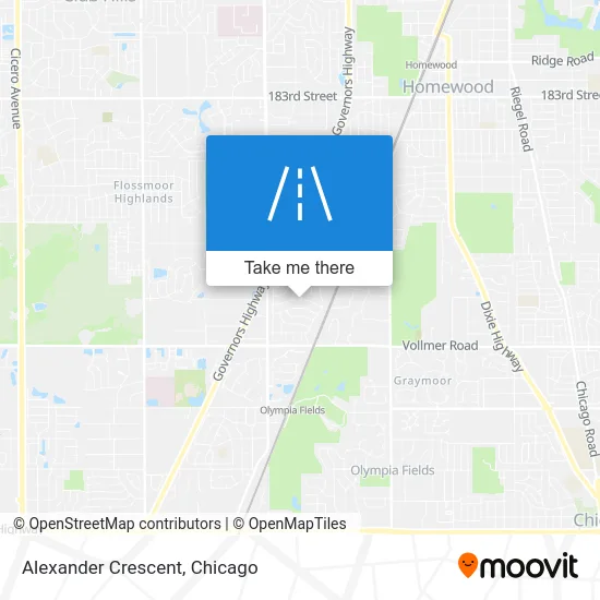 Alexander Crescent map