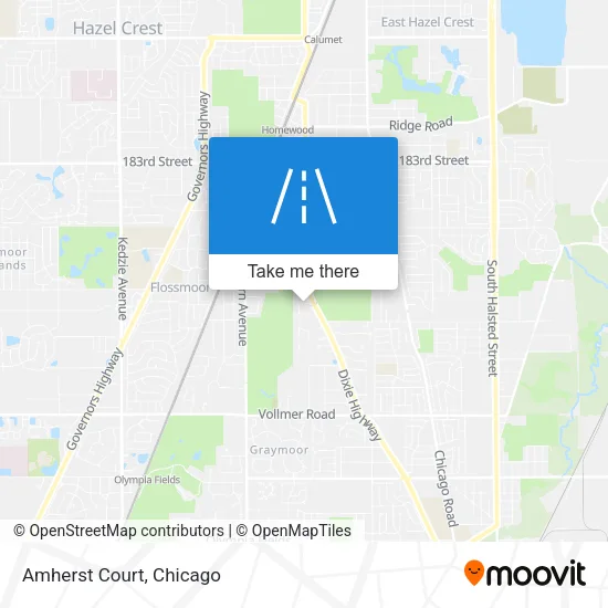 Amherst Court map