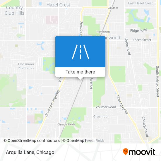 Arquilla Lane map