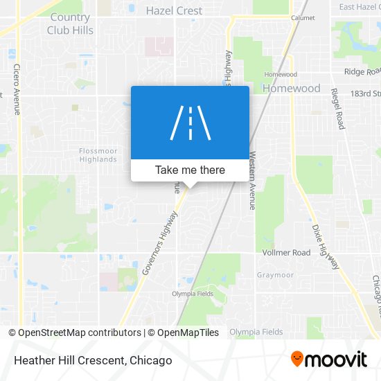 Mapa de Heather Hill Crescent