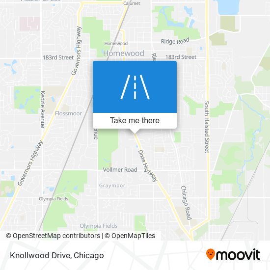 Knollwood Drive map