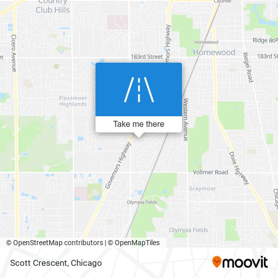 Scott Crescent map