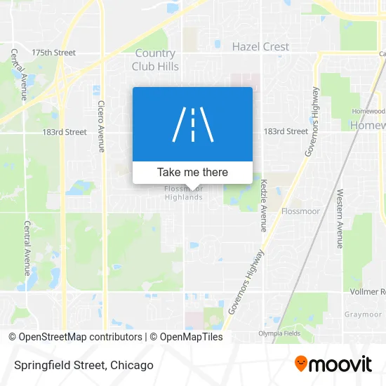 Springfield Street map