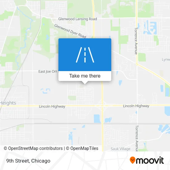 9th Street map
