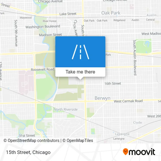 15th Street map