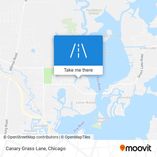 Canary Grass Lane map