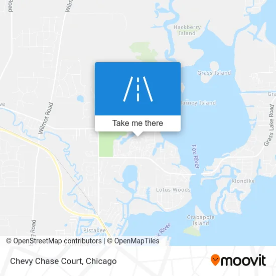 Chevy Chase Court map