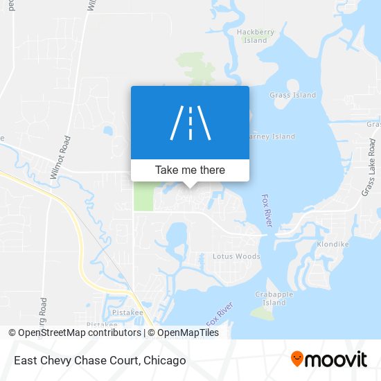 East Chevy Chase Court map