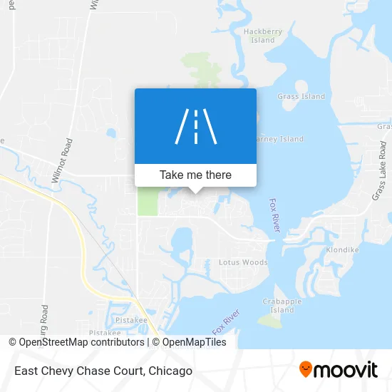 East Chevy Chase Court map