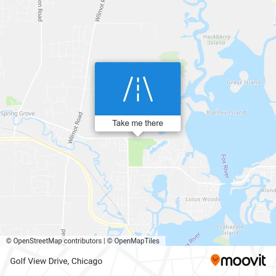 Golf View Drive map