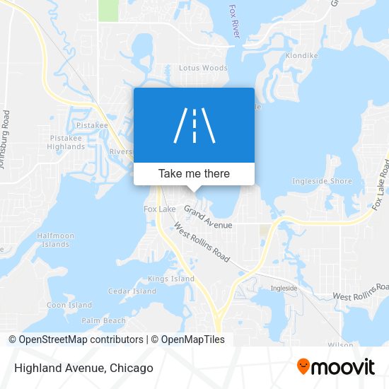 Mapa de Highland Avenue