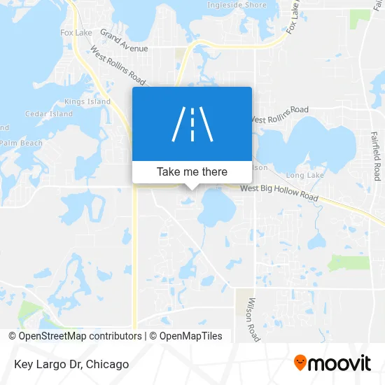 Key Largo Dr map