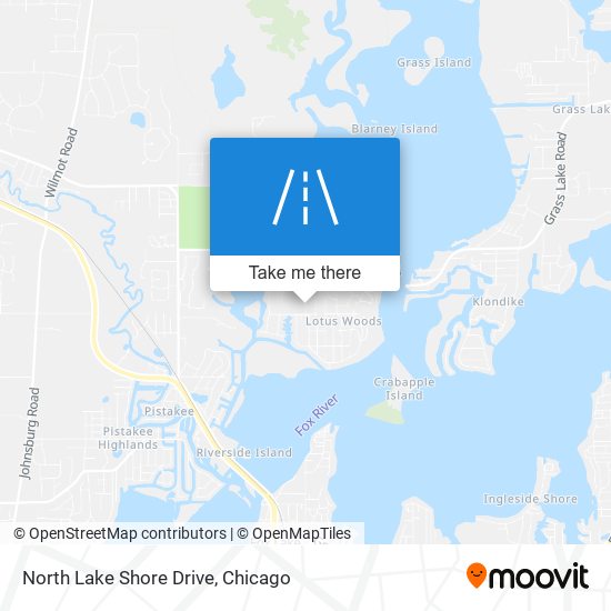 Mapa de North Lake Shore Drive