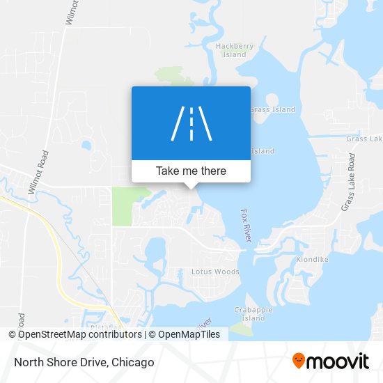 Mapa de North Shore Drive
