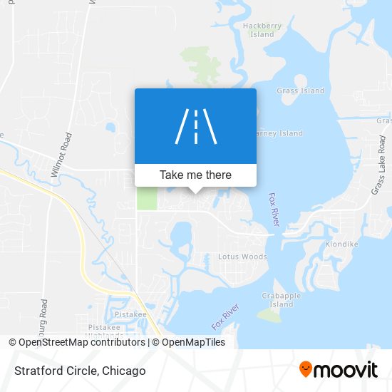Mapa de Stratford Circle