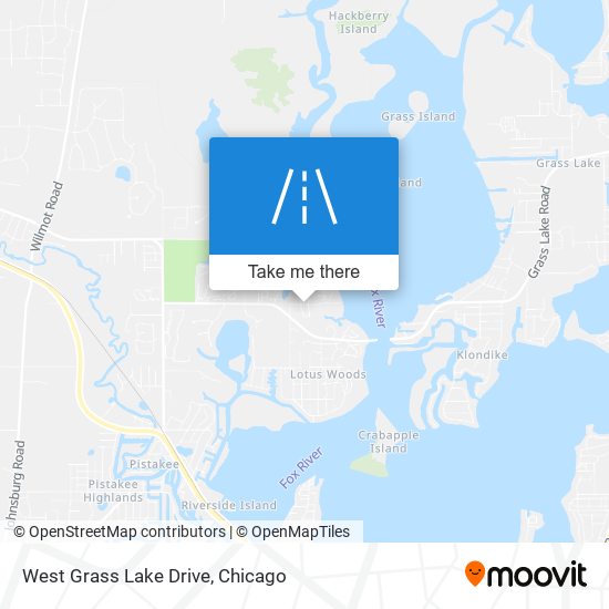 Mapa de West Grass Lake Drive