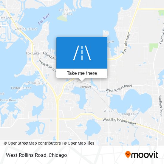 Mapa de West Rollins Road