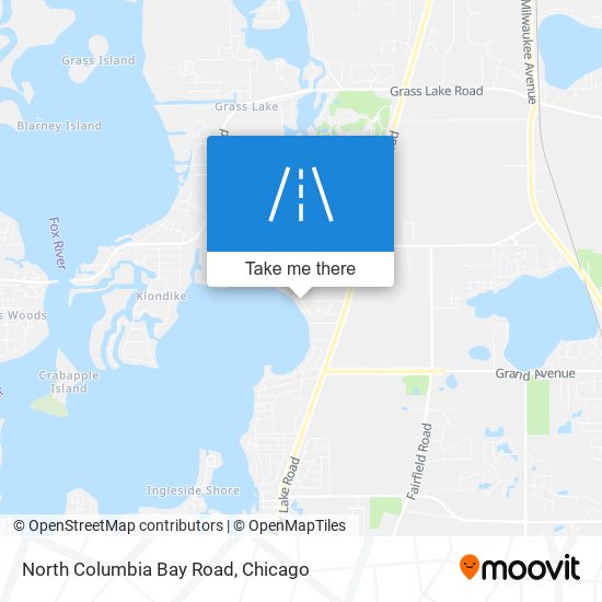 North Columbia Bay Road map