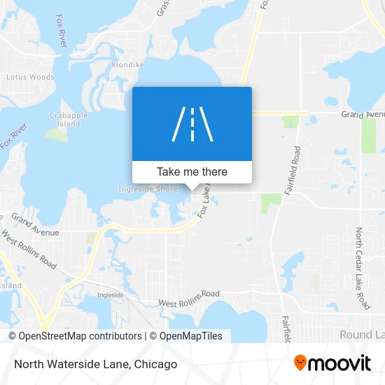 North Waterside Lane map