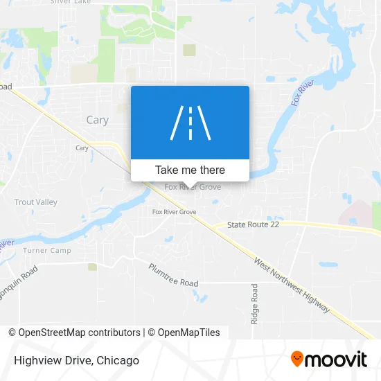 Highview Drive map