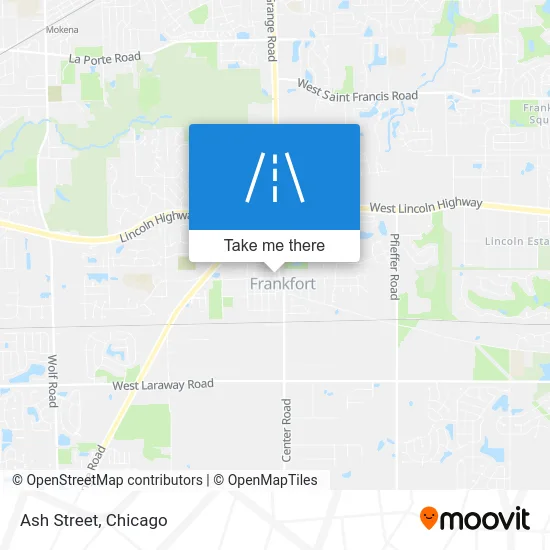 Ash Street map