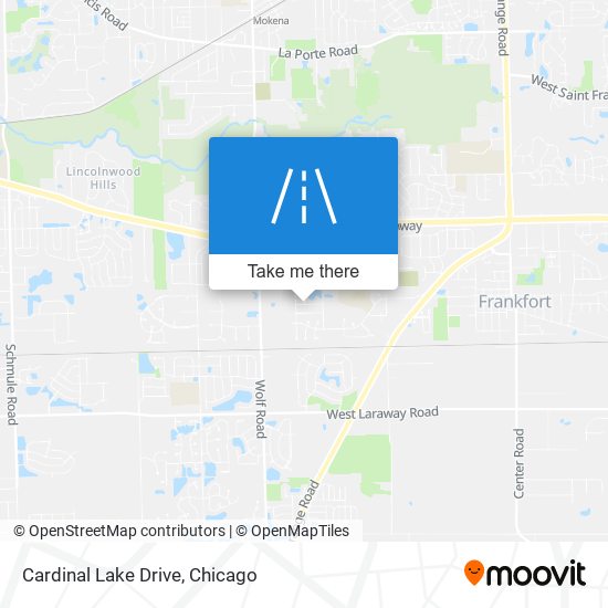 Mapa de Cardinal Lake Drive