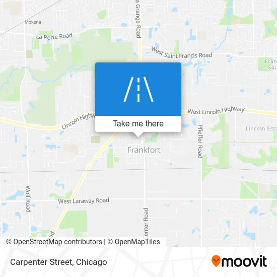 Carpenter Street map