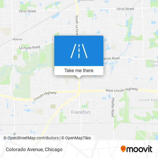 Colorado Avenue map