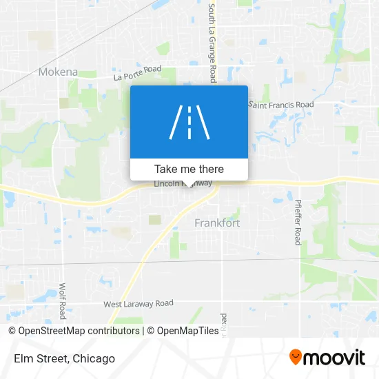Elm Street map