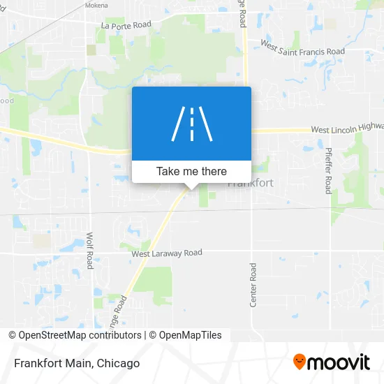 Frankfort Main map