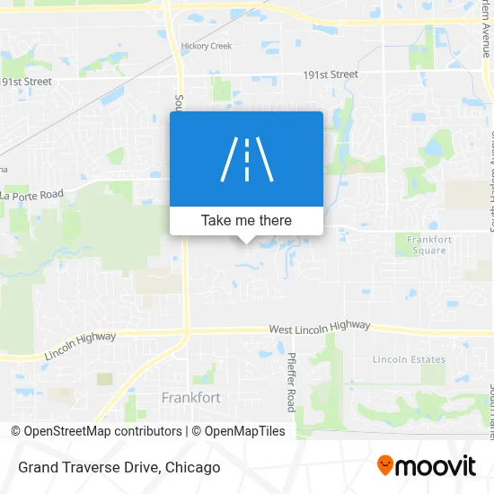 Grand Traverse Drive map