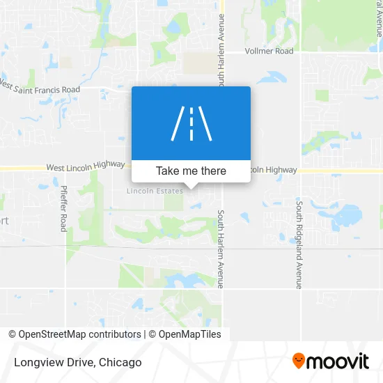 Longview Drive map