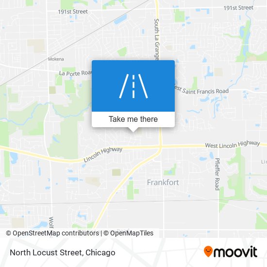 Mapa de North Locust Street